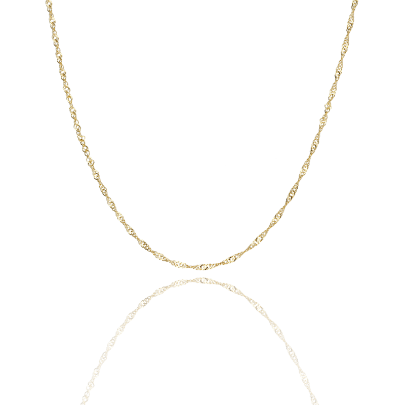 Cadena Oro 18k Singapur 1,2mm