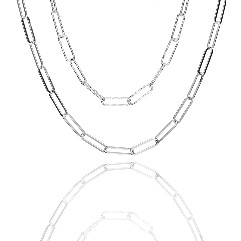 Collar "Doca" Doble Cadena Plata de Primera Ley Collar "Doca" Doble Cadena Plata de Primera Ley