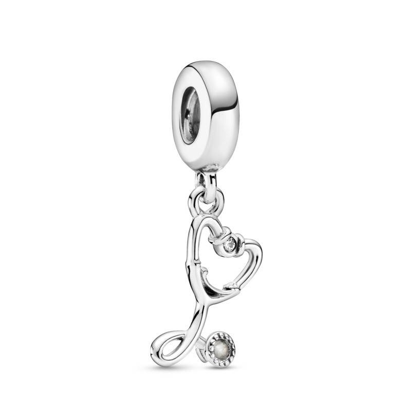 Charm colgante en plata de ley Estetoscopio 799072C01