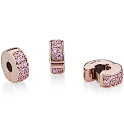 Clip Pandora Rose Elegancia Brillante Rosa 781817PCZ