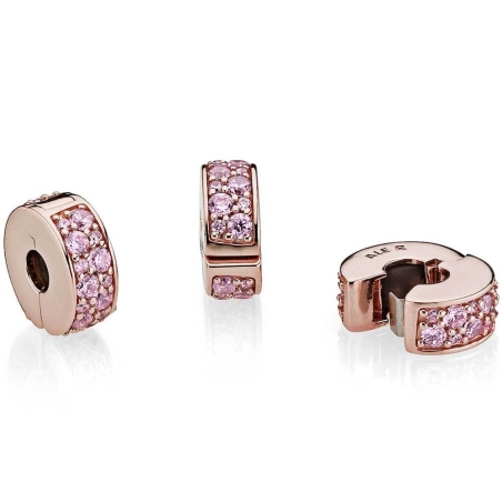 Clip Pandora Rose Elegancia Brillante Rosa 781817PCZ