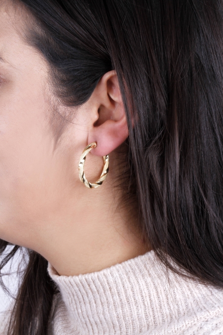 Aros Oro 18k 32mm "Curie"