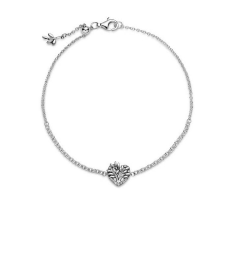 Pulsera en plata de ley Cadena Corazón Árbol de la Familia 599292C01