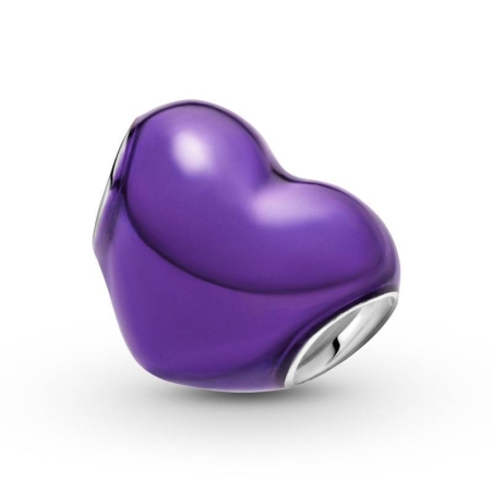 Charm Corazón Morado Metálico 799291C01