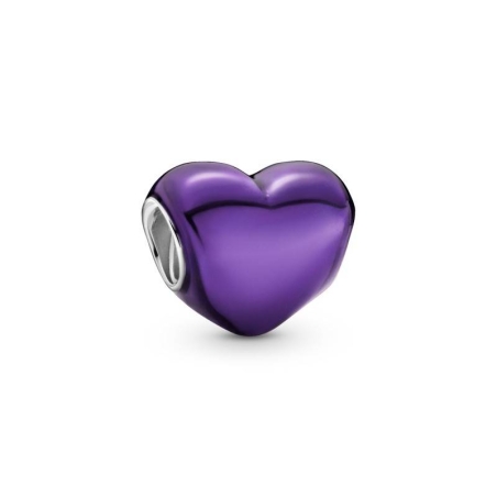 Charm Corazón Morado Metálico 799291C01