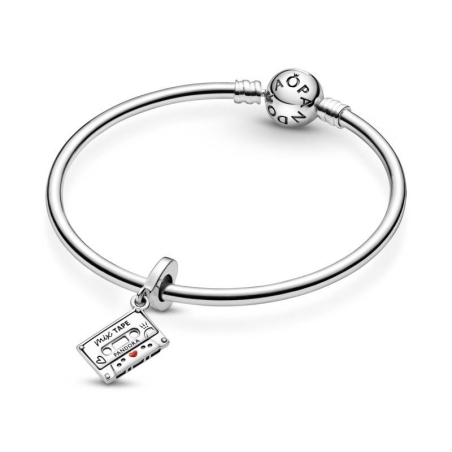 Charm Colgante en plata de ley Cassette Vintage 799295C01