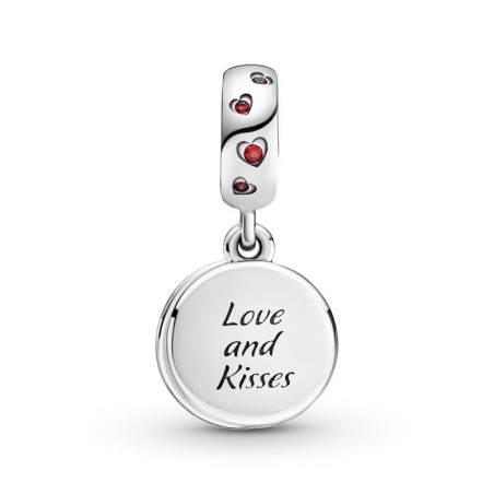 Charm Colgante en plata de ley Amor y Besos Mickey Mouse y Minnie Mouse de Disney 799298C01