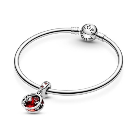 Charm Colgante en plata de ley Amor y Besos Mickey Mouse y Minnie Mouse de Disney 799298C01