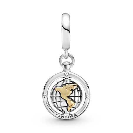 Charm Colgante en plata de ley Mundo Giratorio 799303C01