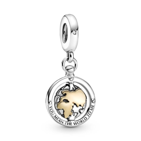 Charm Colgante en plata de ley Mundo Giratorio 799303C01