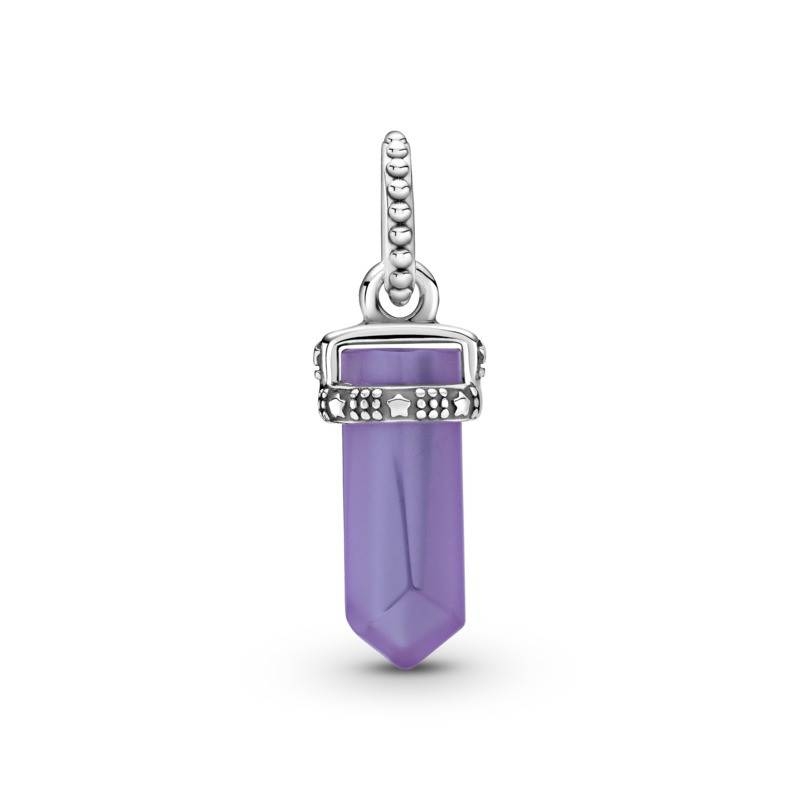 Colgante en plata de ley Amuleto Morado 399185C01