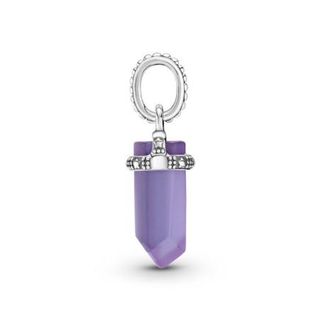 Colgante en plata de ley Amuleto Morado 399185C01