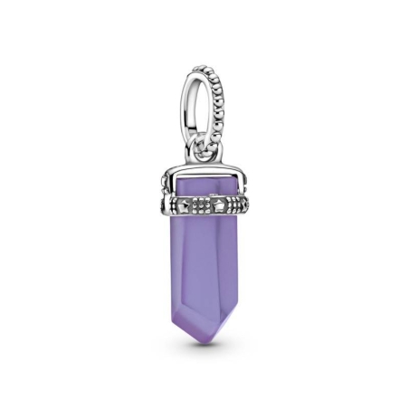 Colgante en plata de ley Amuleto Morado 399185C01