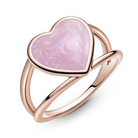 Anillo en Pandora Rose Declaración Corazón Remolino Rosa 189263C01