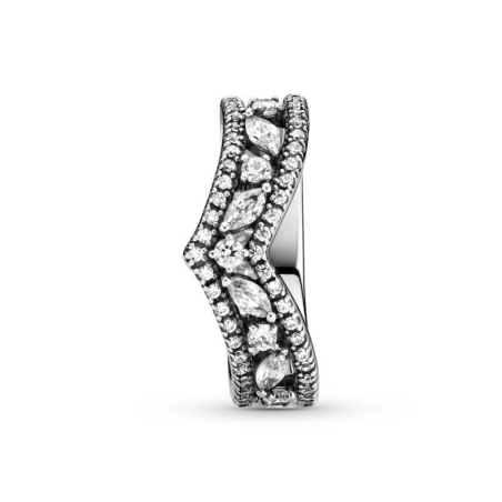 Anillo en plata de ley Doble Deseo Brillante 199095C01