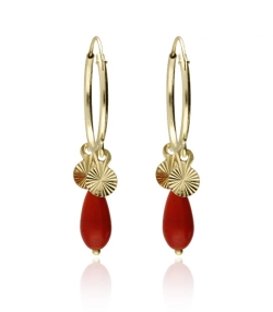 Aretes carácter plena señora-aretes dorados Gold k18//750er Zafiro Topacio