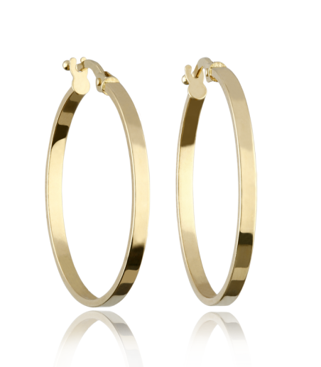 Aro Oro 18k Colección SMOOTH 25 mm