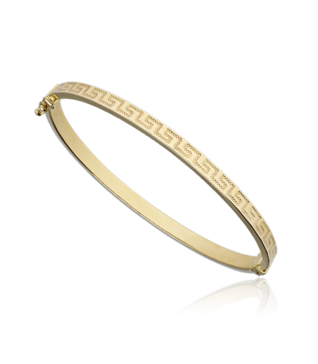 Pulsera Rígida "Greca" Oro 18k