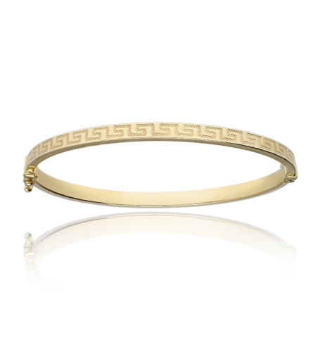 Pulsera Rígida "Greca" Oro 18k