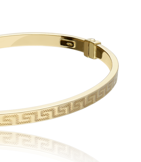 Pulsera Rígida "Greca" Oro 18k