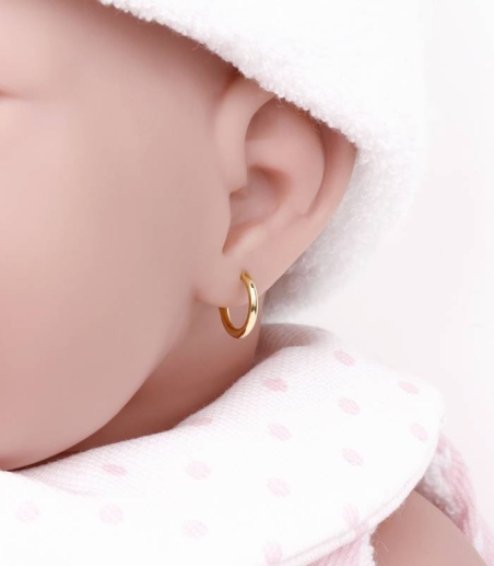 Aros Oro 18k 9mm "Klum"