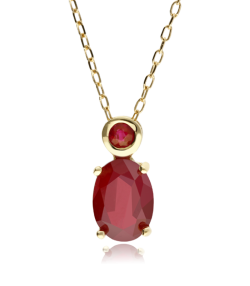 GARGANTILLA  ASNI  ORO 18K Y RUBIES