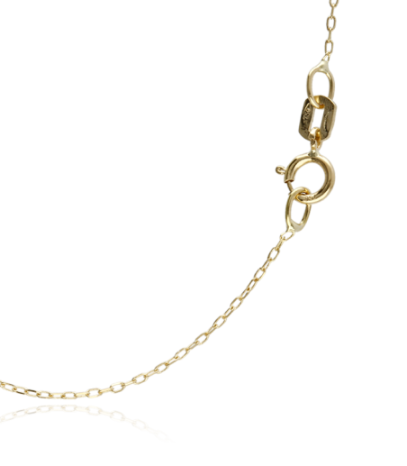 Gargantilla oro 18k y zafiro 5mm "Four"