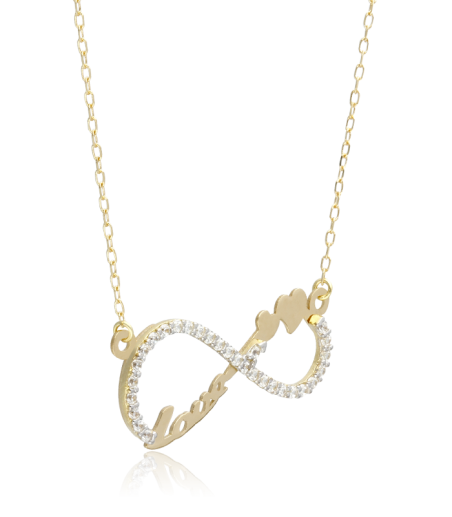 Gargantilla Infinito Love Oro 18k Amarillo