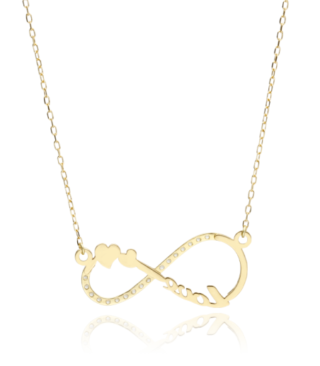 Gargantilla Infinito Love Oro 18k Amarillo