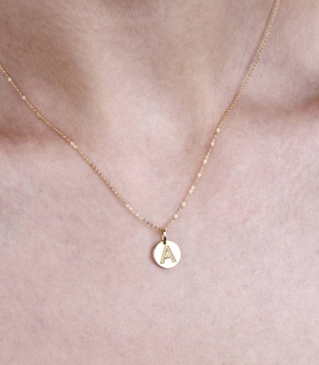 Gargantilla Oro 18k y diamantes 0.039cts "Bright A"