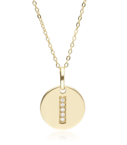 Gargantilla "Bright I" en Oro 18k y Diamantes