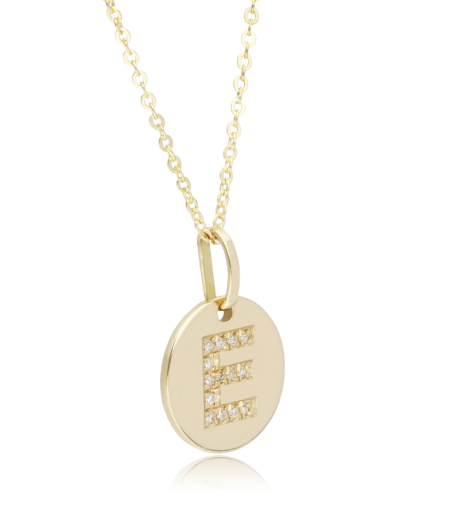 Gargantilla Oro 18k y diamantes 0.042cts "Bright E"