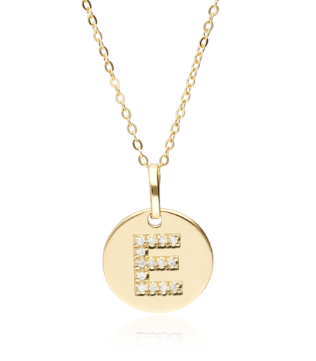 Gargantilla Oro 18k y diamantes 0.042cts "Bright E"