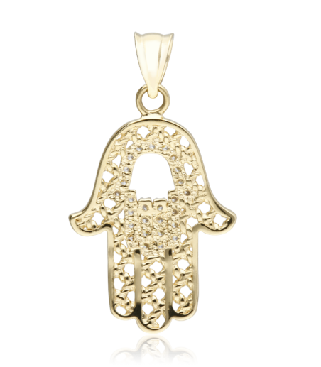 COLGANTE "TISSA" MANO DE FATIMA ORO 18K