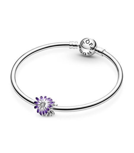 CHARM PLATA MARGARITA MORADA 798775C02