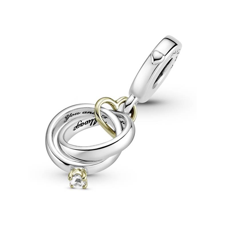 Charm colgante en plata de ley Anillos de Boda 799319C01