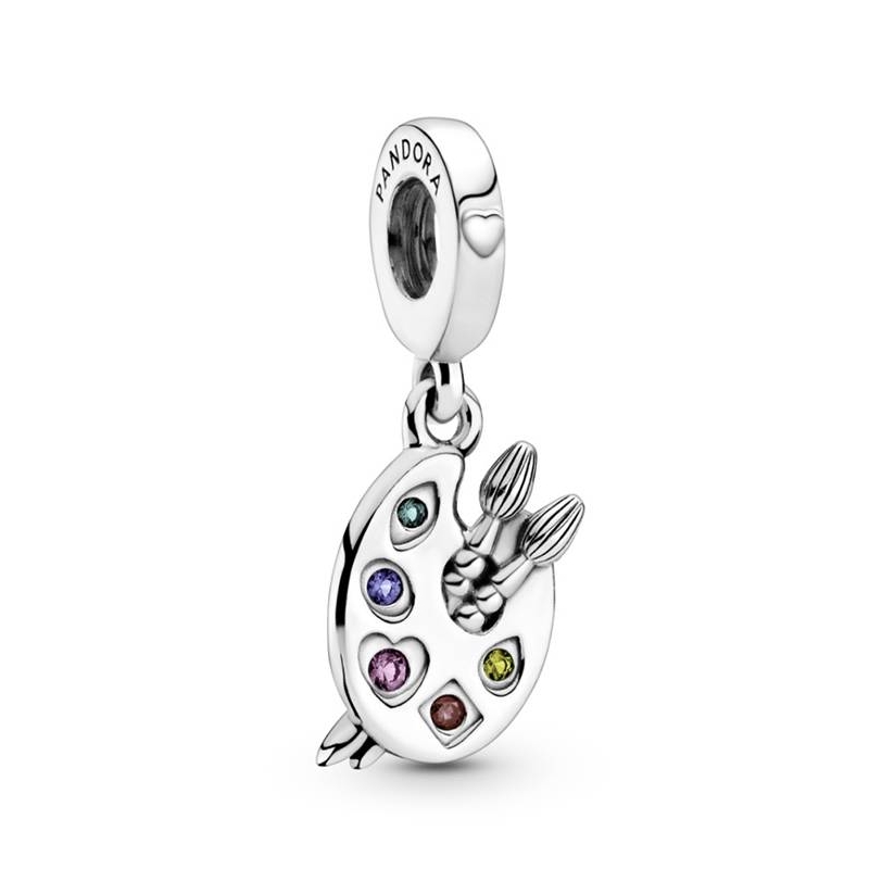 CHARM COLG. PLATA PALETA DE COLORES 799320C01