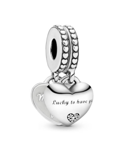 Charm colgante en plata ley Nuera Suegra