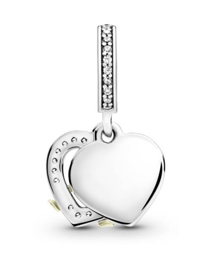 CHARM COLG. PLATA Y ORO FELIZ ANIVERSARI 799322C01