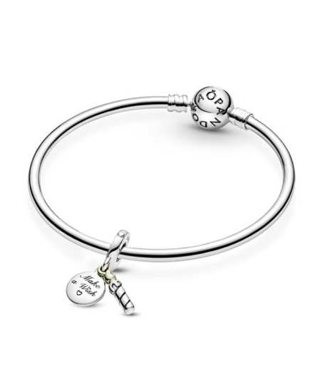 CHARM COLG. PLATA Y ORO VELA DE CUMPLEAÑ 799328C00