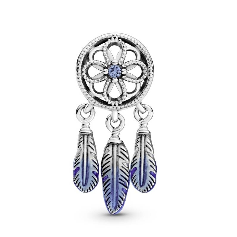 CHARM PLATA ATRAPASUEÑOS AZUL 799341C01