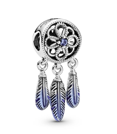 CHARM PLATA ATRAPASUEÑOS AZUL 799341C01