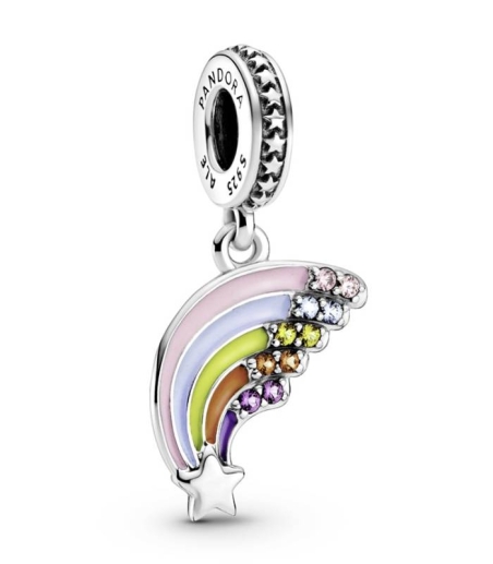 CHARM COLG. PLATA ARCOIRIS COLORIDO 799351C01