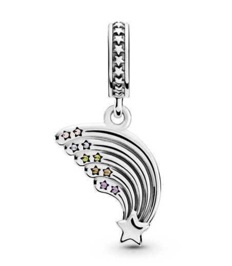 CHARM COLG. PLATA ARCOIRIS COLORIDO 799351C01