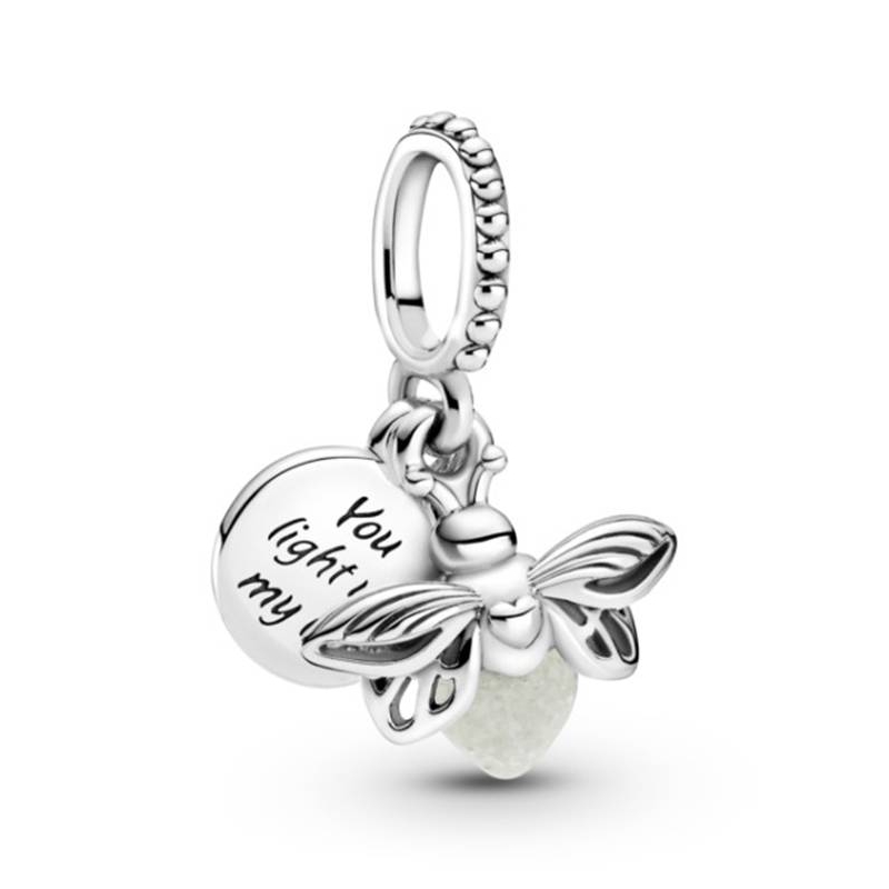 CHARM COLG. PLATA LUCIERNAGA BRILLANTE 799352C01