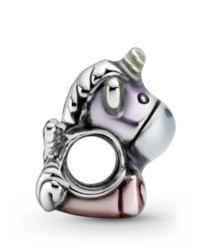 CHARM PLATA BRUNO UNICORNIO ARCOIRIS 799353C01