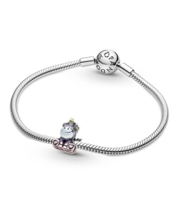 Telégrafo Contagioso Corte Charm en plata de ley Bruno El Unicornio Arcoiris 799353C01