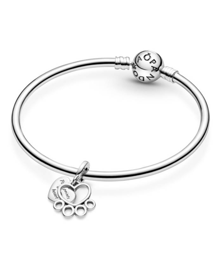 CHARM COLG. PLATA CORAZONES Y PATAS 799360C00