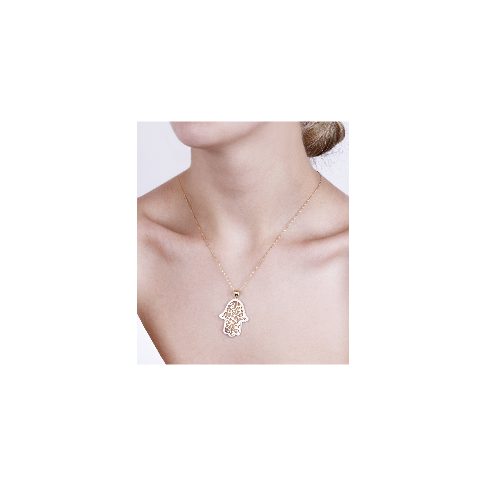 Buildmate Building Pendentif Main De Fatma Or Pendentif Main De