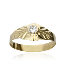 Solitario Oro Bebé